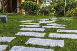 Stone Road in a Garden